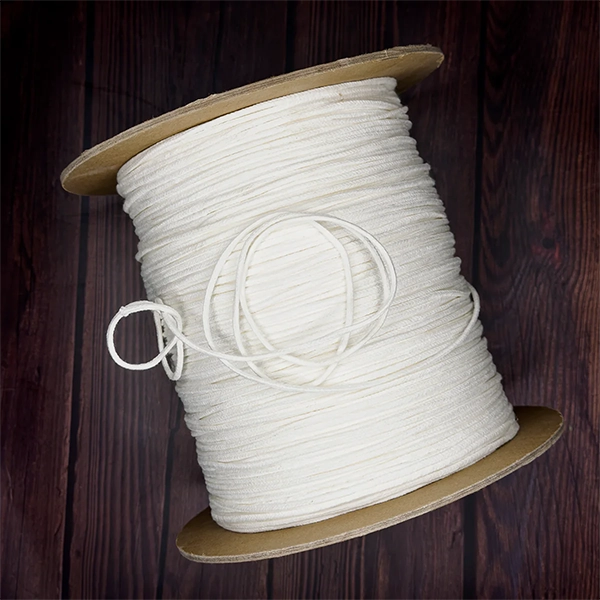 Square Braid Candle Wicks Spools in Bulk